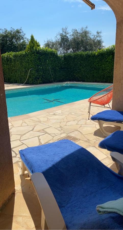 2 Pieces Rdc Villa Piscine La Roquette-sur-Siagne Exterior foto